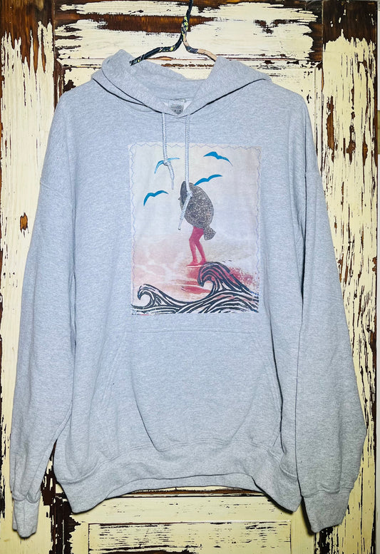 Floundered Hooded Sweatshirt