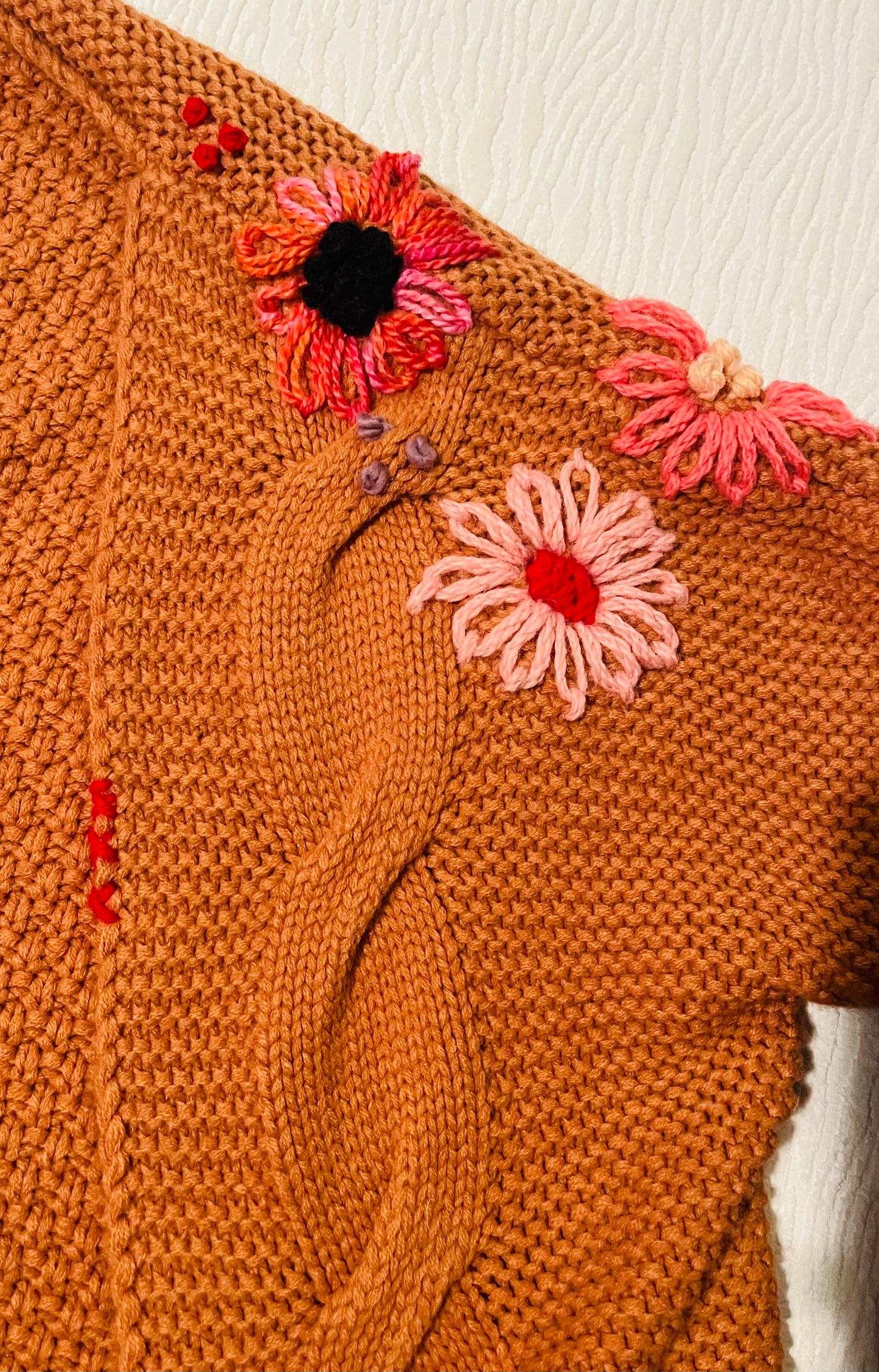 Crewel Knit Cardigan